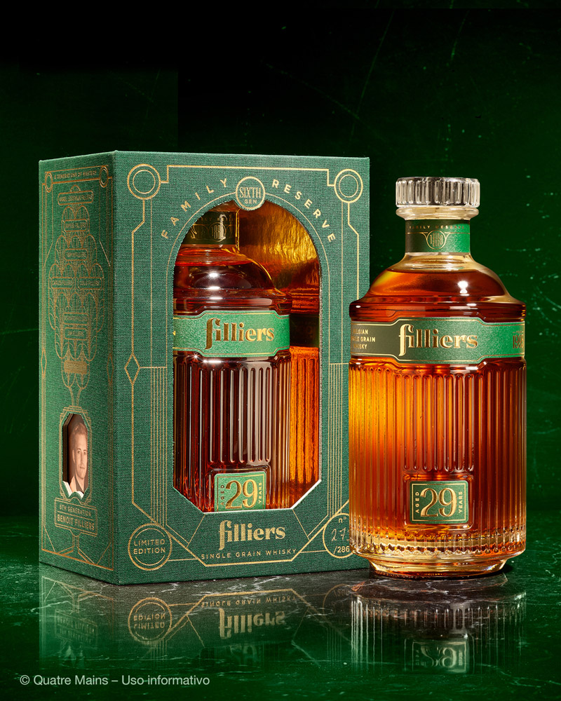 Botella de espirituoso