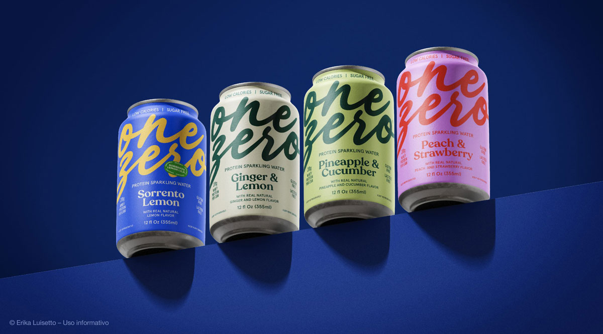 Diseño de latas de colores