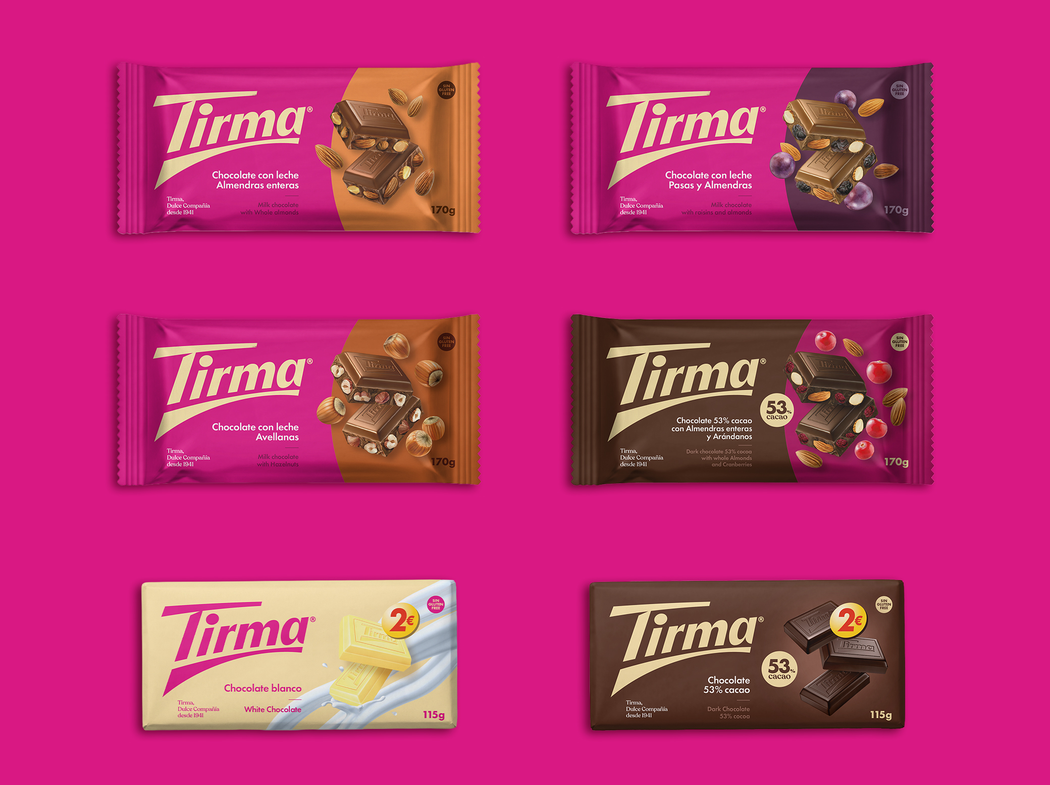 Proyecto destacado: rebranding y packaging para una marca de alimentación de chocolate, café y galletas