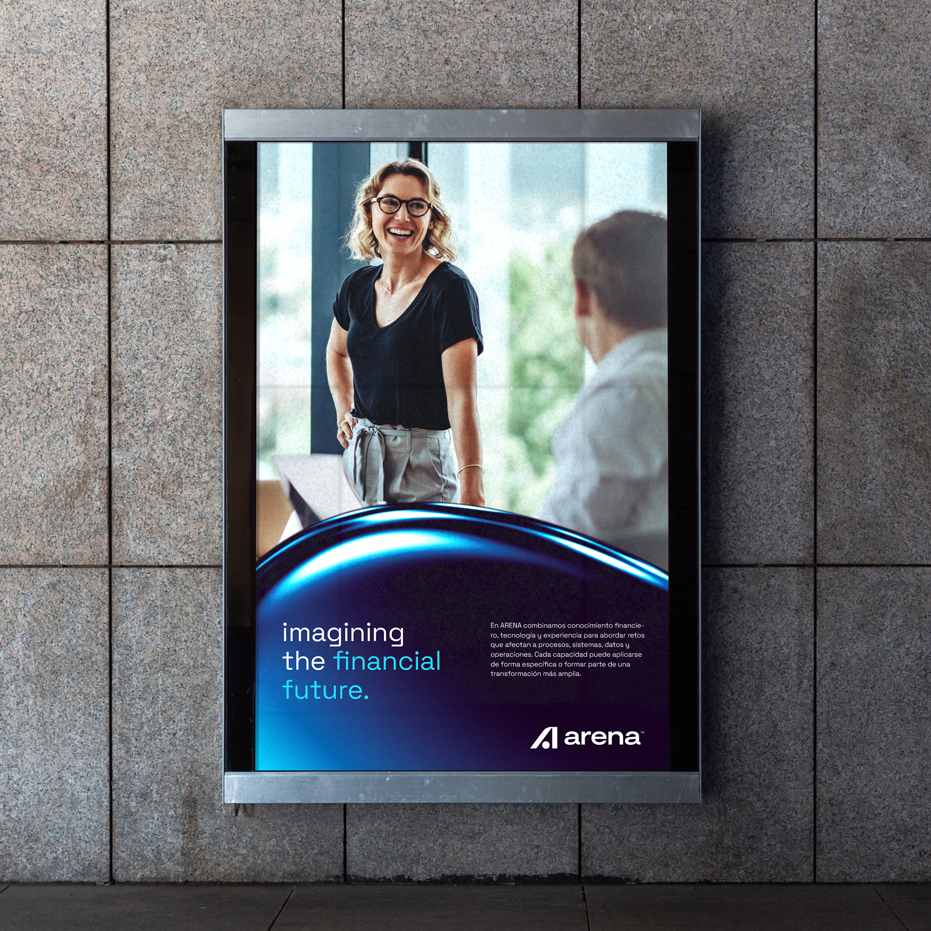 Arena Financial Tech — identidad corporativa, imagen 3