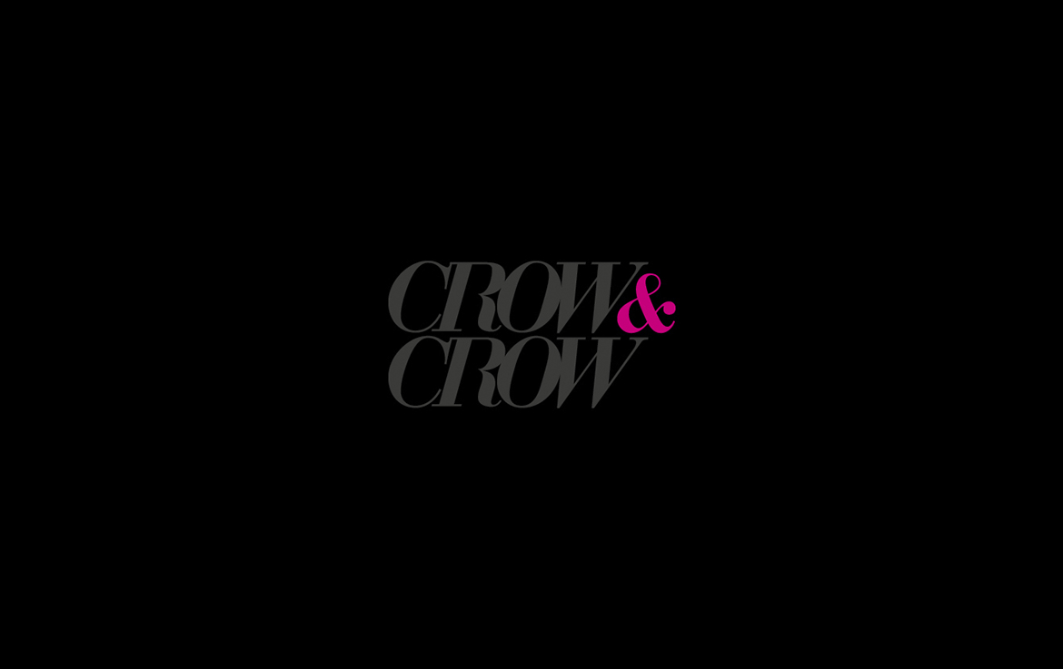 Diseño de logotipo de Crow and Crow.