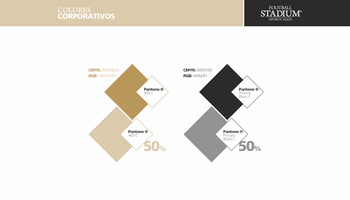 Colores Corporativos Football Stadium.