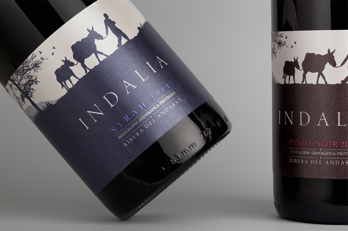 Vino Indalia variante Syrah.