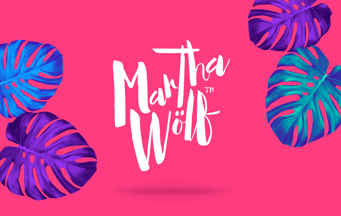 Diseño de imagen corporativa Martha Wolf.