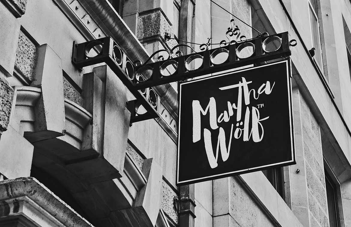 Diseño de imagen corporativa Martha Wolf.